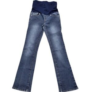 Divine Jeans Womens Sz S Embellished Pockets Maternity Bootcut Cute Comfort C338